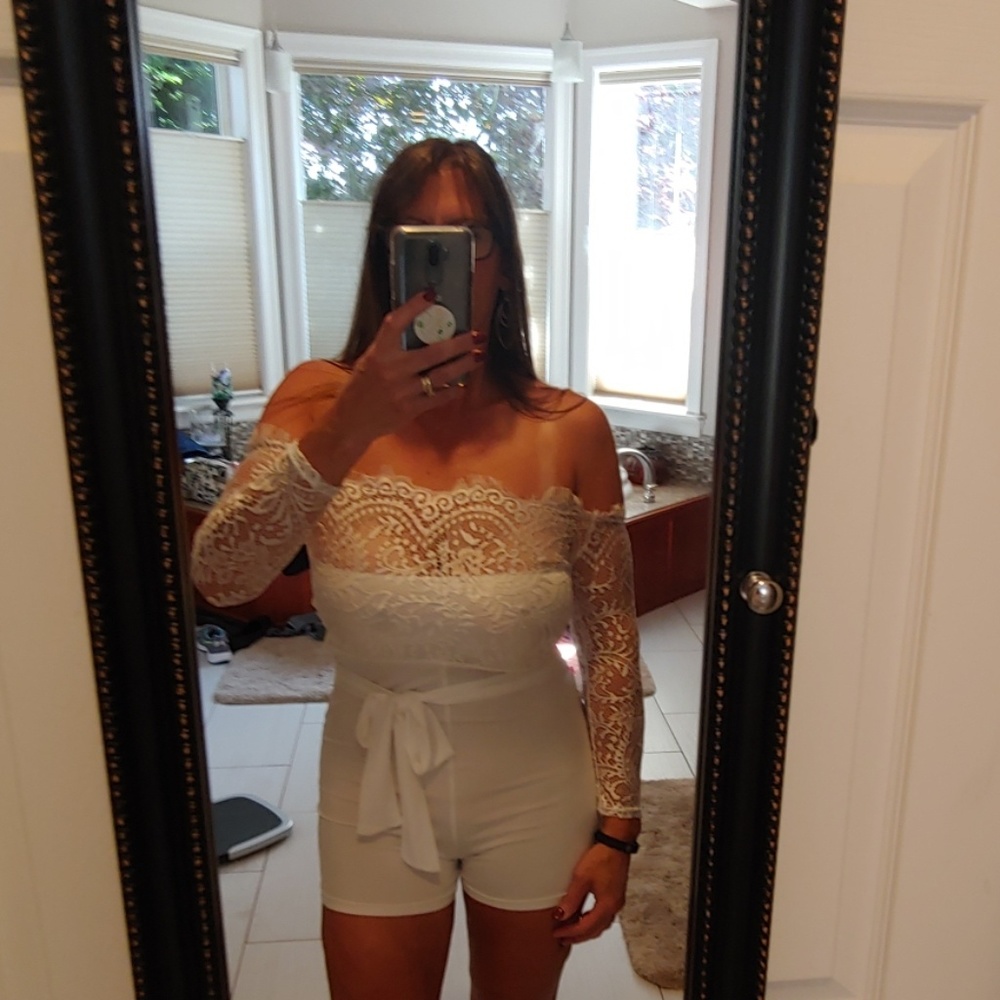 White romper